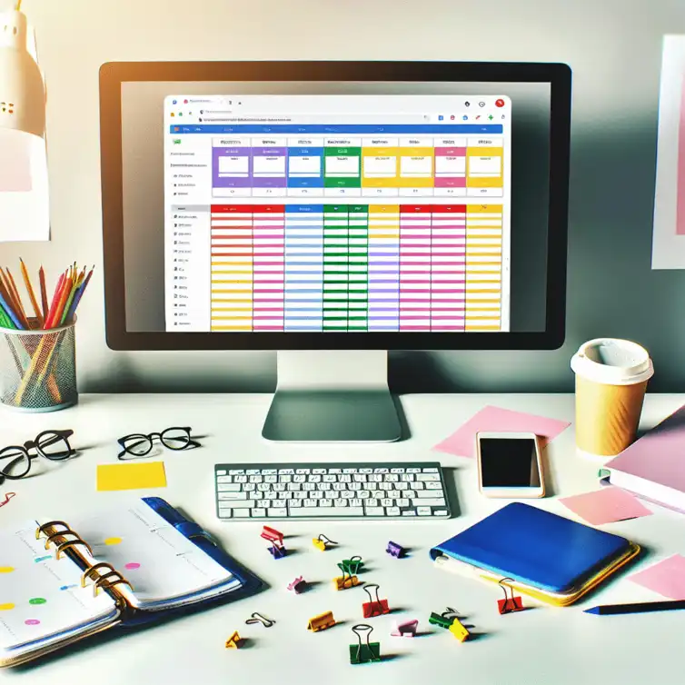 Simple Google Sheets templates for class schedules