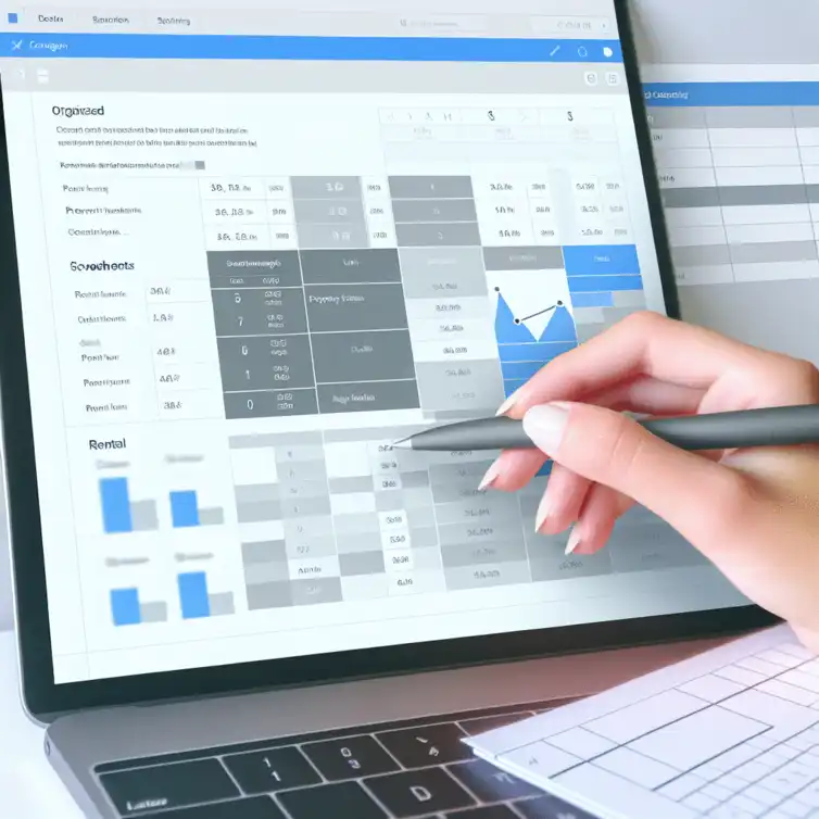 Real estate property management template in Google Sheets